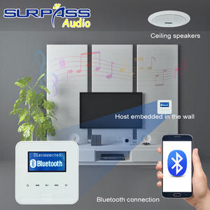 Système audio intelligent pour la maison PW230+CR525 Mini télécommande tactile à 2 canaux <span class=keywords><strong>Amplificateur</strong></span> mural 25W Ensemble de haut-parleurs de plafond pour Noël - Product Image 6