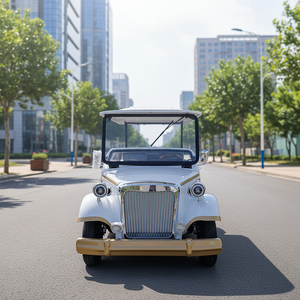 Nuevo Estilo Clásico Vintage, Auto Eléctrico de 6 Plazas, 72V, Vehículo Antiguo para Adultos, Autobús y Auto para Turismo, 35km/h, 80-100KM - Product Image 1