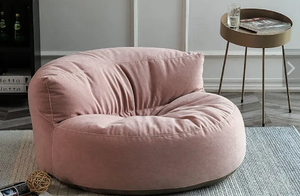 Influencer Indoor Home Nook Pink Large EPS Velvet Lazy Floor Sofa Lounge <strong>Bean</strong> <strong>Bag</strong> - Product Image 6