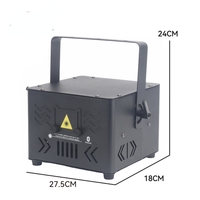Projecteur laser DMX512 3D à animation couleur RGBW 5W 3W pour éclairage de scène DJ, discothèque, fête, bar