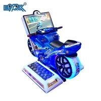 Simulateur de jeu de moto électronique d'arcade à monnayeur, produit phare