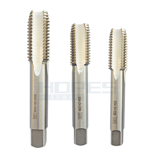 <span class=keywords><strong>Taraud</strong></span> métrique standard HSS M1 à M39 à pas grossier avec rainures droites pour aluminium, laiton, acier, fer, tôle, tuyau - Product Image 3
