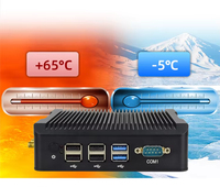 PC Industrial sin Ventilador Intel N5095/N5105 2*RJ45 LAN DDR4 16GB RAM 256 512GB SSD USB3.0*4 WiFi Windows/Linux Mini PC Industrial