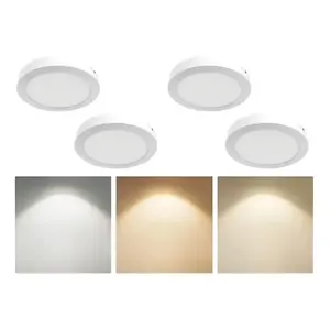 4 Pack 12W lampada per interni con montaggio superficiale a LED 3 toni chiari - Product Image 3