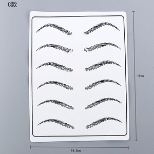 Piel Sintética Gruesa para Práctica de PMU, Almohadilla de Entrenamiento Personalizada para Delineador de Ojos, Cejas y Labios, para Práctica de Maquillaje Permanente - Product Image 5