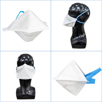 Ligne de production de masques bec de canard découpés avec précision et fiabilité, avec bandeau et boucles d'oreille convertibles pour la fabrication de respirateurs N95 / FFP2