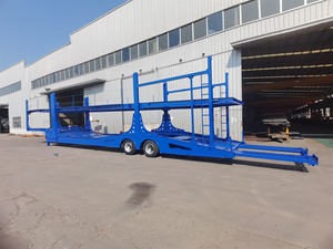 Semirremolque portador de coche <span class=keywords><strong>cerrado</strong></span> de 3 ejes Material de acero Exportación a Rusia para uso en talleres de coches - Product Image 4