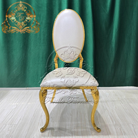 Chaise royale de vente en gros d'hôtel d'acier inoxydable de banquet de conférence pour des événements de mariage