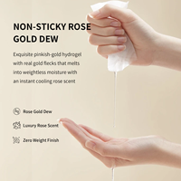 Masque pour le cou 24K Or & Rose, Infusion d'Or de Luxe OEM, Raffermissant de Précision, Liftant et Éclaircissant pour le Décolleté