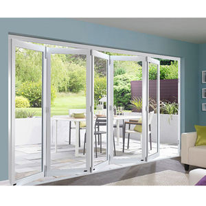 DAIYA <span class=keywords><strong>7</strong></span> di vetro di alluminio del pannello bifolding porta con balcone in alluminio bifolding porta di vetro - Product Image 2