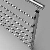Système de balustrade en acier inoxydable massif 304 316 de haute qualité, contemporain, pour balcon de villa, jardin, résistant à la rouille