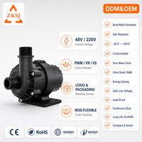 Pompe à eau submersible OEM personnalisée pour aquarium, 48V DC, 20000L/H, hauteur de refoulement 20M, faible bruit, pour aquarium, bassin de jardin