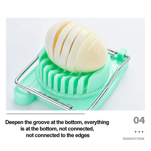 Cortador de Huevos Ecológico de Plástico y Acero Inoxidable al por Mayor, el <span class=keywords><strong>Mejor</strong></span> Gadget de Cocina, Tipo Batidor de Huevos, Herramienta para Cortar Huevos - Product Image 6