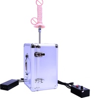 Máquina Sexual Multifuncional de Alta Gama, Portátil, de Uso Multiposición, con Control Inalámbrico para el Punto G, en Caja de Almacenamiento Invisible
