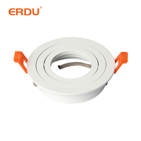 ERDU 5 W LED Downlight Spotlight Module IP65 Étanche Gu10 GX53 Gu5.3 Mr16 6000K CCT pour Home Office Intérieur Aluminium Intégré