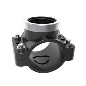 <span class=keywords><strong>Abrazadera</strong></span> <span class=keywords><strong>de</strong></span> Sillín PP para Tubería, Superficie Lisa, <span class=keywords><strong>Abrazadera</strong></span> <span class=keywords><strong>de</strong></span> Rosca, PN10, Marca Polyfusion para Riego Agrícola - Product Image 1