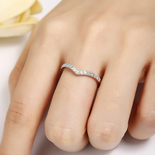 Fine Ring PT950 Platinum Ring with Lab Grown Diamond High Quality Fashion Engagement Gift Customization ANSTER PR1607