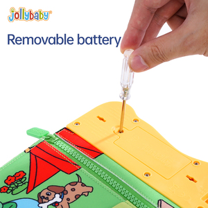 Mới Nhất Có Thể Tháo Rời Dây Kéo Vải Cuốn Sách 6 Trang Công Cụ Nhận Dạng Piano Bài Hát Cuốn Sách Có Thể Giặt Âm Nhạc Trẻ Em Sách Với Âm Nhạc - Product Image 6