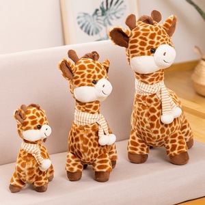 Juguetes de Peluche de Animales del Bosque, Muñecos de Jirafa de Tela Suave, Algodón PP, Lindos Peluches de Jirafa, Regalos de Cumpleaños <span class=keywords><strong>para</strong></span> Niños - Product Image 4