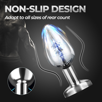 Vente Flash : Plug Anal Métallique pour Homme, Jouets Anaux en Acier Inoxydable, Grand Plug Anal pour Femme, Jouets Sexuels Amusants