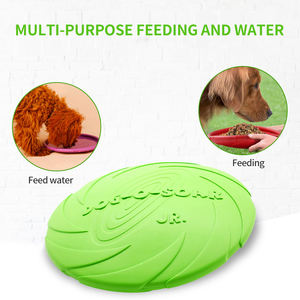 Paw Dog Fris-bee 7 "Fetch <span class=keywords><strong>Pet</strong></span> <span class=keywords><strong>Toy</strong></span> per cani <span class=keywords><strong>Hyper</strong></span> disco leggero facile da Chuck o lanciarlo morbido da catturare per cani di taglia piccola e grande - Product Image 5