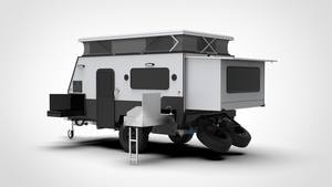 Ybrid-caravana RV con ducha, combo de aseo, 12 pies - Product Image 3