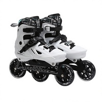 Patins à roulettes à 3 roues pour adultes, réglables