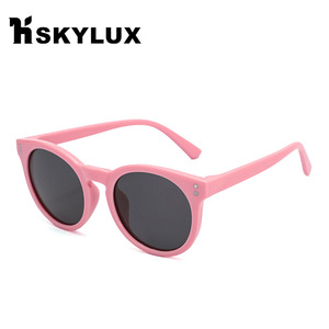 Children <b>Sunglasses</b> <b>Round</b> Polarized UV400 Full Rim Retro Unisex Sun Protection 23074 - Product Image 4