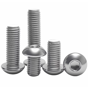 Tornillos de Cabeza Redonda con Rosca Interna ISO 7380 de Acero Inoxidable 304, M3 M4 M5 M6 <span class=keywords><strong>M8</strong></span>, Accionamiento Hexagonal - Product Image 1