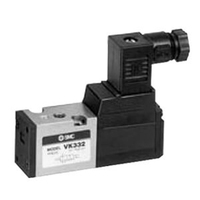 Vanne solénoïde VK332-5DZ-M5-Q, 3 canaux, solénoïde, interface R, série VK332 24V