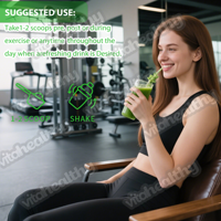 Poudre de super-aliments multivitaminés Vitahealthy en marque privée, mélange en vrac, vitamines et minéraux complets, super-aliments verts en poudre