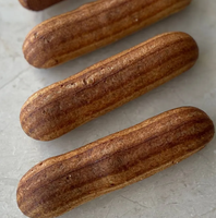 Molde de Silicona para Hornear, para 5 Eclairs de Chocolate, Postres, Tiras Largas, Pasteles en Forma de Dedo, Utensilios de Repostería para Uso en la Cocina