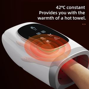 加熱圧縮フルラップコードレス電動ハンドリストマッサージャー指手のひらセラピーマッサージバイブレーターマシン - Product Image 6