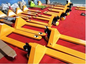 Fourniture directe d'usine Transpalette à main en nylon de 5 tonnes 2000 kg Transpalette à main hydraulique manuel pour chariot élévateur Crics à palette - Product Image 4