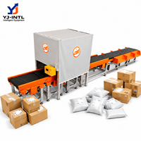 Système de tri de colis dynamique DWS pour entrepôts, trieuse à roues, haute capacité 2400 PPH, machine logistique à courroie en acier inoxydable, 99,9%