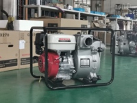 Pompe à boue en alliage d'aluminium DONGQING DQ80WTB-3G de 3 pouces à moteur essence, OEM, pour contrôle des inondations d'urgence et drainage urbain, manuelle/électrique