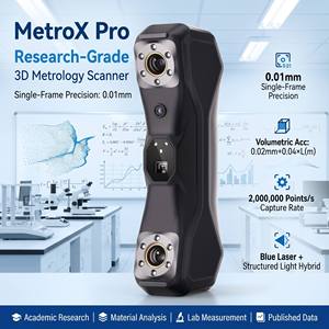 เครื่องสแกน 3 มิติ Revopoint MetroX Pro Blue Laser ความแม่นยำเชิงปริมาตร 0.03 มม. 800,000 จุด/วินาที สำหรับการตรวจสอบชิ้นส่วนยานยนต์ - Product Image 1