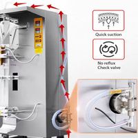 Machine d'emballage de sachets liquides de 50 à 500 ml, ligne de production d'emballage de sachets de lait, de jus, de sauce, d'eau pure, dispositif de fabrication de sachets