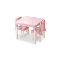 Ensemble table et chaise pliables colorées pour la maternelle et l'école