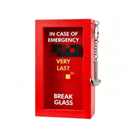 Cadeau farfelu : Boîte d'urgence en bois avec marteau – Blague amusante pour les amis