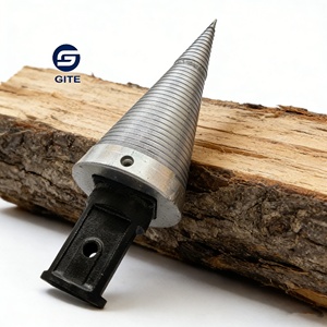 Fendeuse <span class=keywords><strong>de</strong></span> bûches hydraulique GITE GT110 avec moteur, capacité 7T, conception à cône hélicoïdal pour travaux <span class=keywords><strong>de</strong></span> construction, fabriquée en Chine - Product Image 2