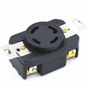 NEMA L14-30R-Salida <span class=keywords><strong>de</strong></span> bloqueo <span class=keywords><strong>de</strong></span> giro <span class=keywords><strong>de</strong></span> hoja recta, receptáculo hembra para secadores <span class=keywords><strong>de</strong></span> <span class=keywords><strong>ropa</strong></span> y cocinas, 125/250 voltios, 30 Amp - Product Image 1