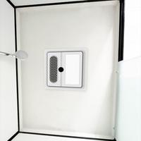 Cabine de douche coulissante préfabriquée tout-en-un de luxe moderne avec toilette portable