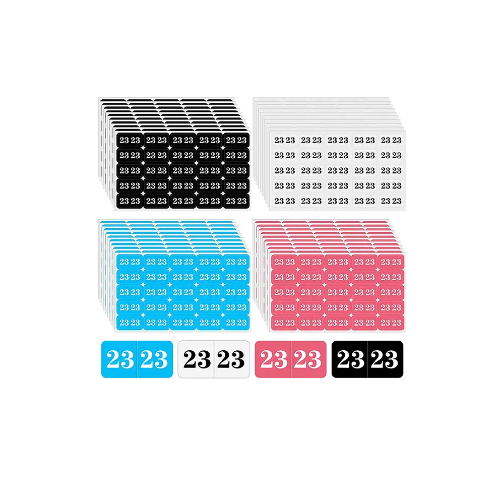 2023 Jahr Aufkleber 2023 Ausstellungs aufkleber 2023 Datei ordner Etiketten für Diagramme Ende Tab Datei ordner Organisation Schul büro