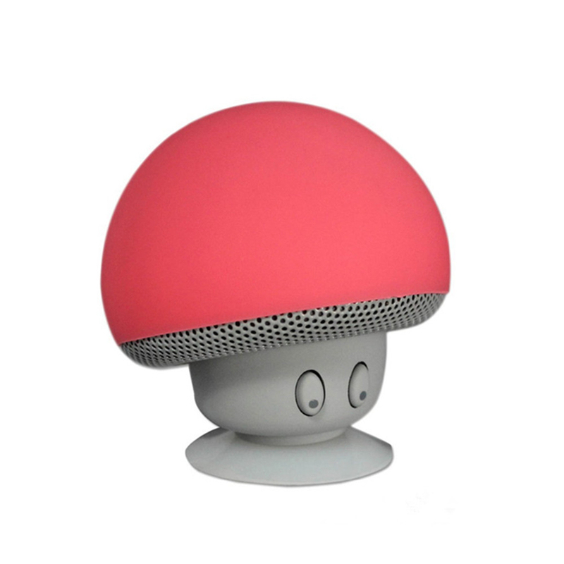 2021 Waterproof Wireless Cheap Cute Portable Mushrooms Sucker Speaker Mini BT Speaker