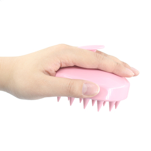 OEM Scalp Care Head Scrubber Handheld Soft Silicone Hair <b>Brush</b> Hair Scalp Massager Silicone Shampoo <b>Brush</b> - Product Image 6