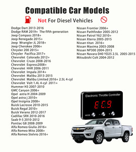 Controller di Risposta dell'Acceleratore Elettronico a 9 Modalità per Auto Chevrolet/Dodge/<span class=keywords><strong>Alfa</strong></span>/Nissan Booster del Pedale dell'Acceleratore ad Alta Sensibilità - Product Image 2