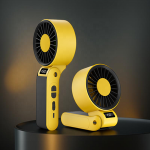 Mới 3000mAh tốc độ cao xách tay mini cầm tay fan hâm mộ-lâu dài pin, có thể gập lại, máy tính để bàn, dây đeo cổ & <span class=keywords><strong>USB</strong></span> có thể sạc lại - Product Image 1