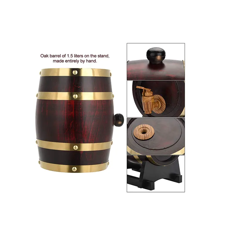 Garantierte Qualität einzigartige Whisky Barrel Spender Alterung Wein Eiche Fässer