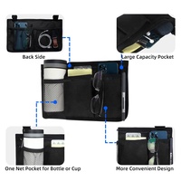 Grande capacité multifonctionnel détachable Durable robuste fauteuil roulant accessoire marcheur sac de rangement aide à la mobilité organisateur pochette